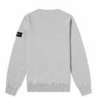 Stone Island Junior Crew Knit in Melange Grey