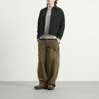 FrizmWORKS Men's Wool Deck Zip Cardigan in Light Gray