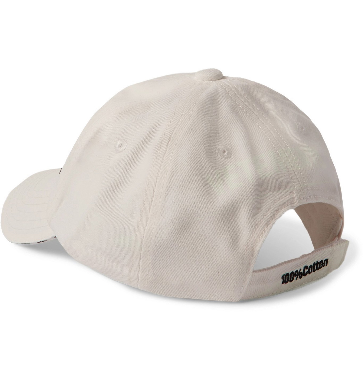 Vetements - Logo-Embroidered Cotton-Twill Baseball Cap - White