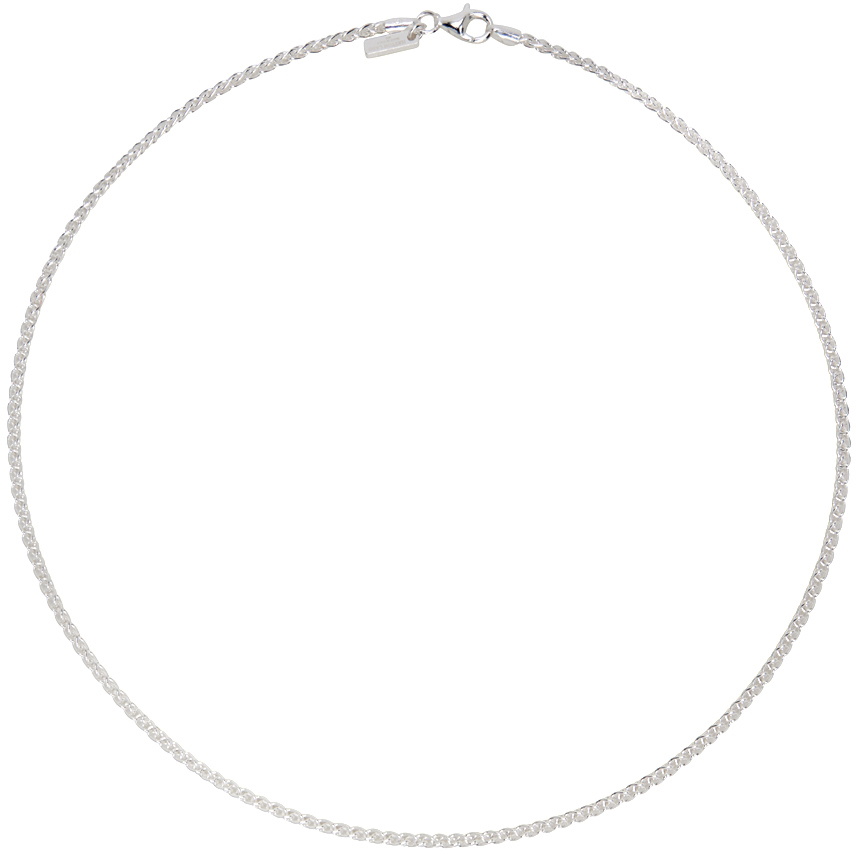 Hatton Labs Silver Rope Chain Necklace