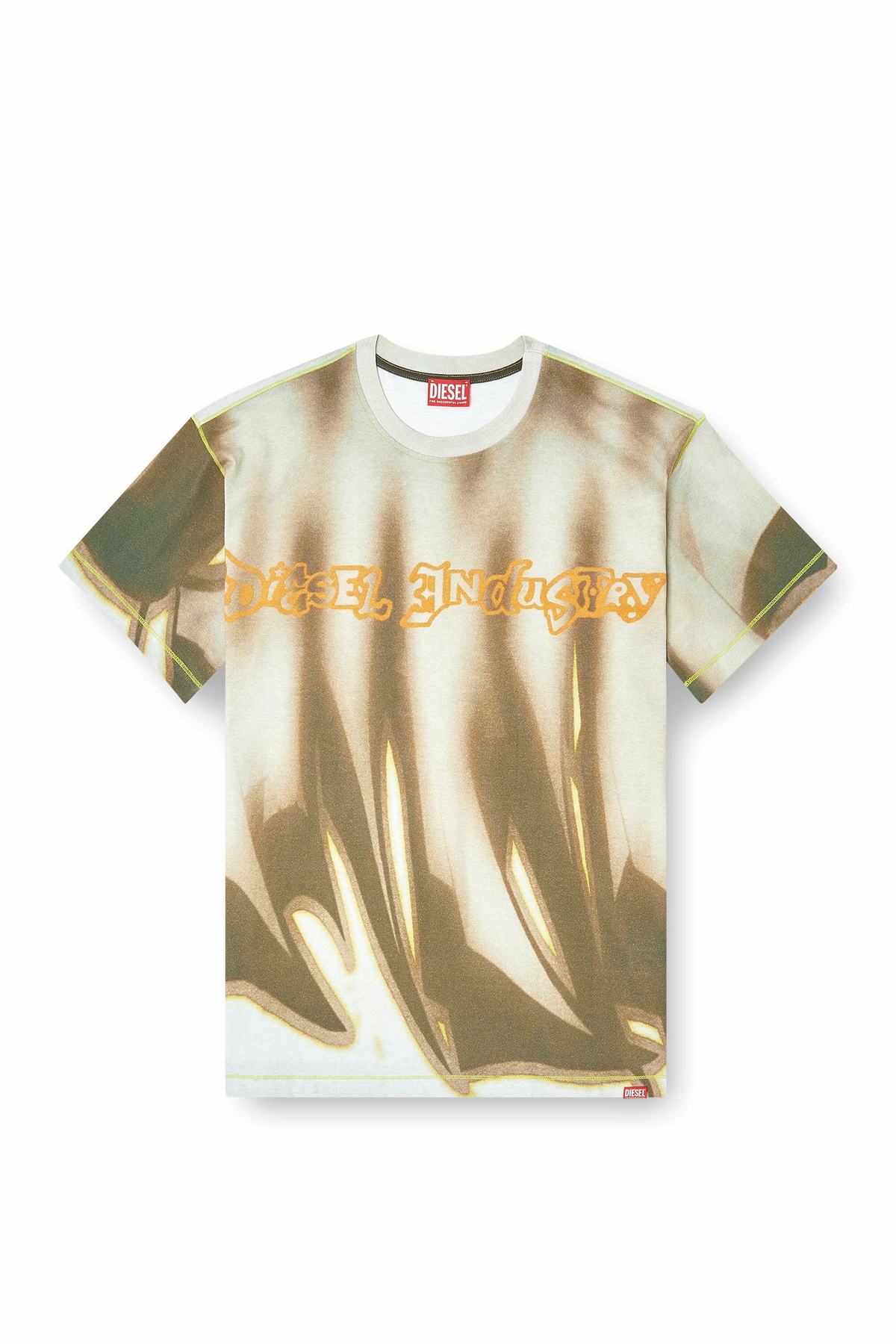 Diesel T-shirt with graffiti print - T-Shirts Mens in Multicolor
