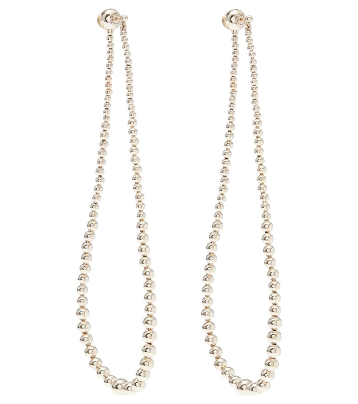 ALAÏA Gold Thin Spiral Earrings ALAÏA