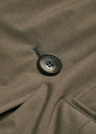 Herno Hooded-insert Layered Nylon Blazer Jacket Taupe