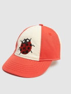 MINI RODINI Embroidered Cotton Baseball Hat