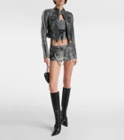 KNWLS Cropped leather jacket