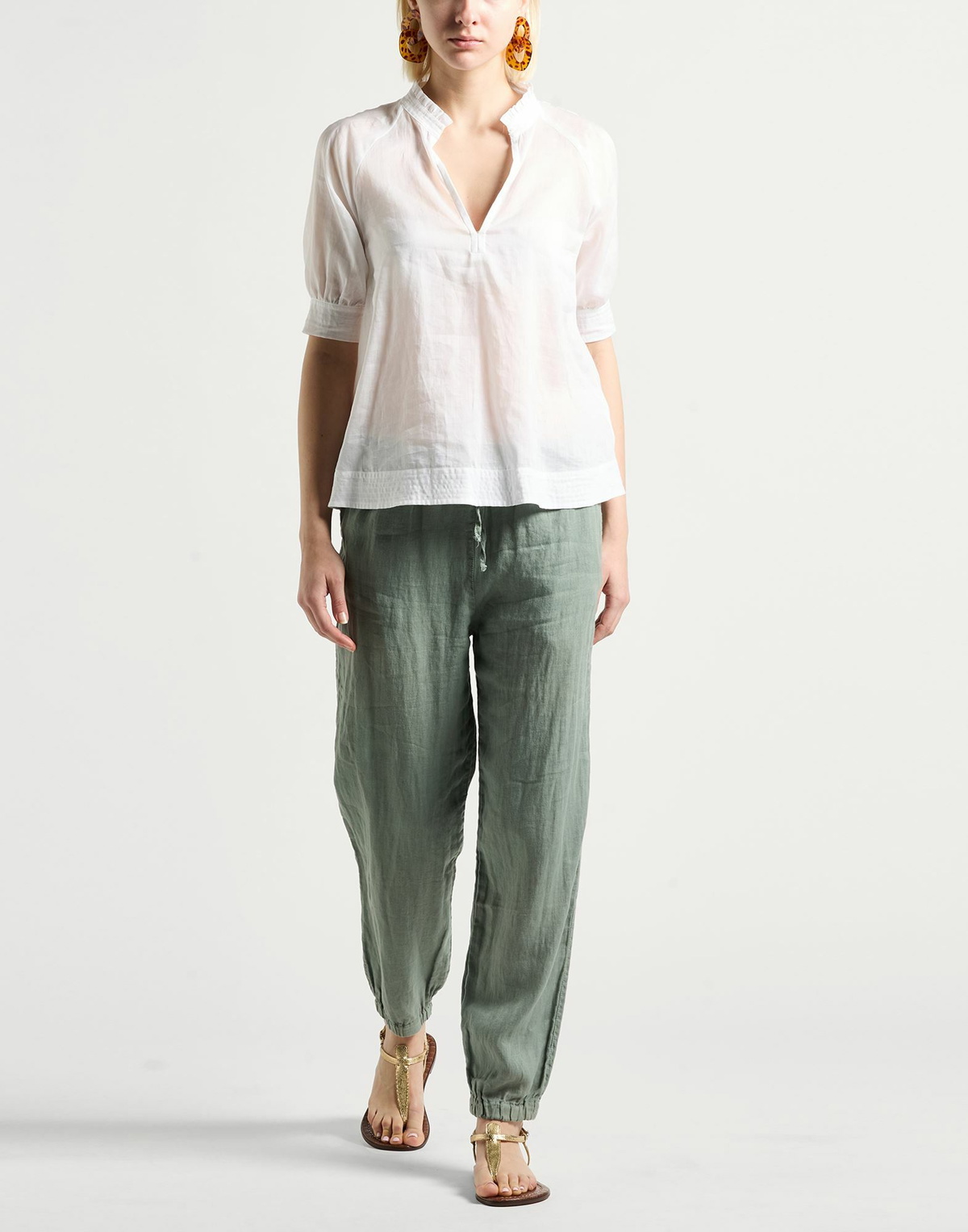 Crossley Womens Pants in Sage green