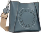 Stella McCartney Blue Logo Shoulder Bag