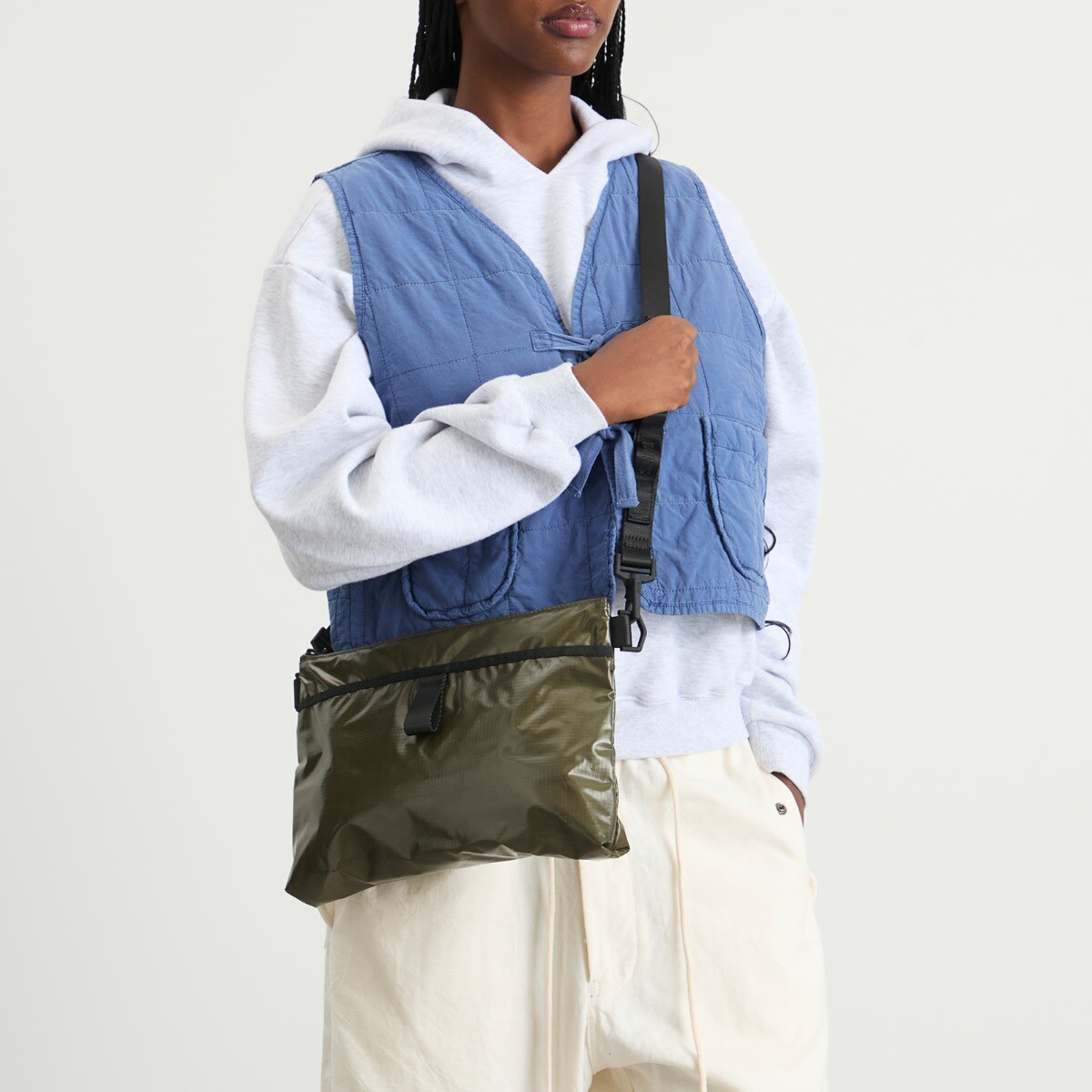 RAINS Sibu Musette Bag in Marsh 