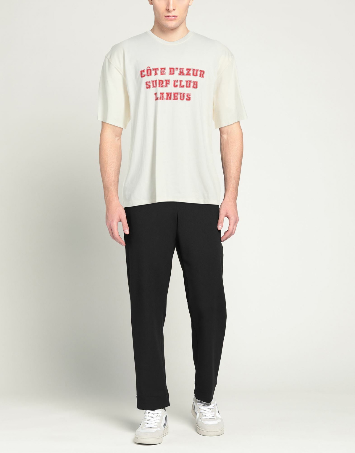 Laneus Mens T-shirt in White