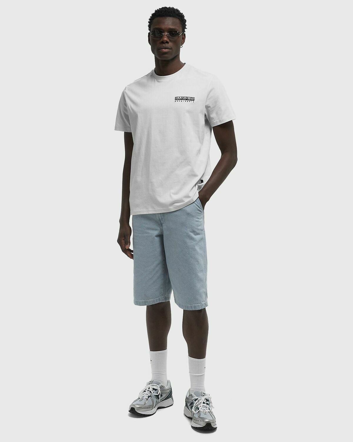 Napapijri S-VIGNONI BACK SS TEE White Mens Shortsleefe