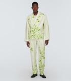 King & Tuckfield Floral belted straight pants