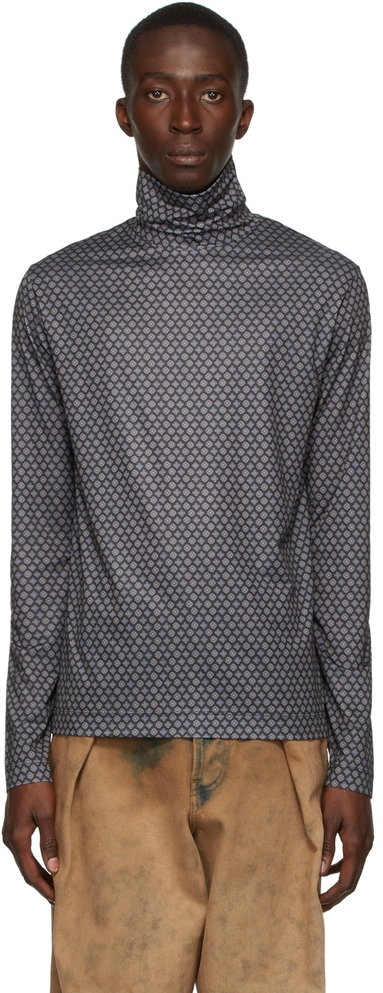 Dries van noten printed turtleneck best sale