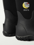 SKY HIGH FARM - BOGS Workwear Worker Logo-Print Scuba and Rubber Boots - Black