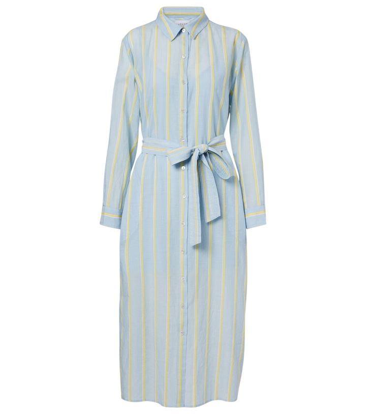 Photo: Velvet Kimora striped cotton shirt dress