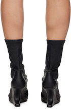 Rick Owens Black Porterville Cantilever Boots
