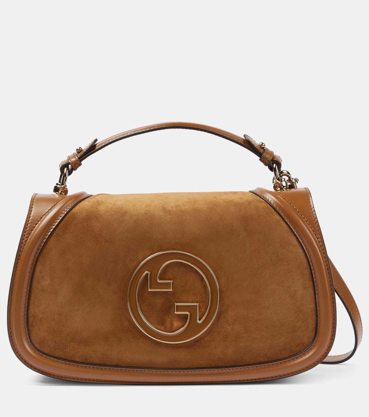 【関税&送料込】Gucci Gucci Blondie Medium Handbag In Suede Gucci Blondie Medium suede tote bag Gucci