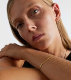 Stone and Strand Serpentine 14kt gold chain bracelet