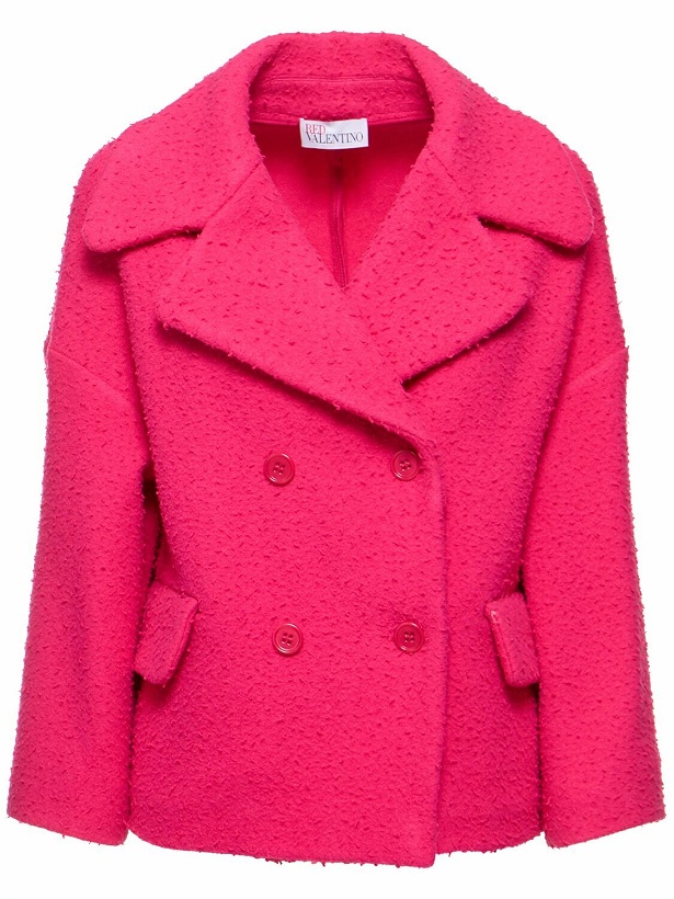 Photo: RED VALENTINO - Double Breasted Wool Coat