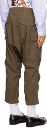 Junya Watanabe Brown Check Cargo Pants