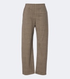 Leset Mia checked wide-leg pants