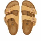 Birkenstock Arizona in Latte Cream Suede