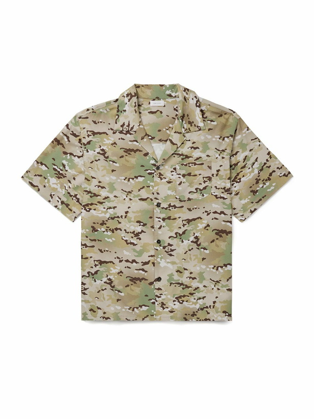 Photo: John Elliott - Convertible-Collar Camouflage-Print Cotton-Blend Shirt - Green