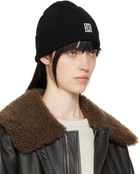 Givenchy Black 'Givenchy' 4G Wool Beanie