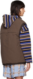 Jacquemus Brown Le Papier 'Le Gilet Pino' Vest