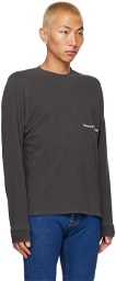 Museum of Peace & Quiet Black 'A Leisure Co.' Long Sleeve T-Shirt