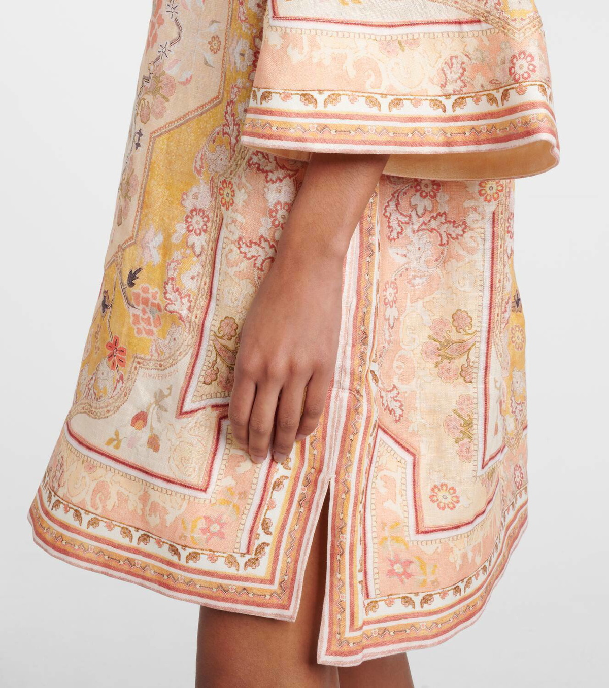 Zimmermann Wylie printed linen tunic Zimmermann