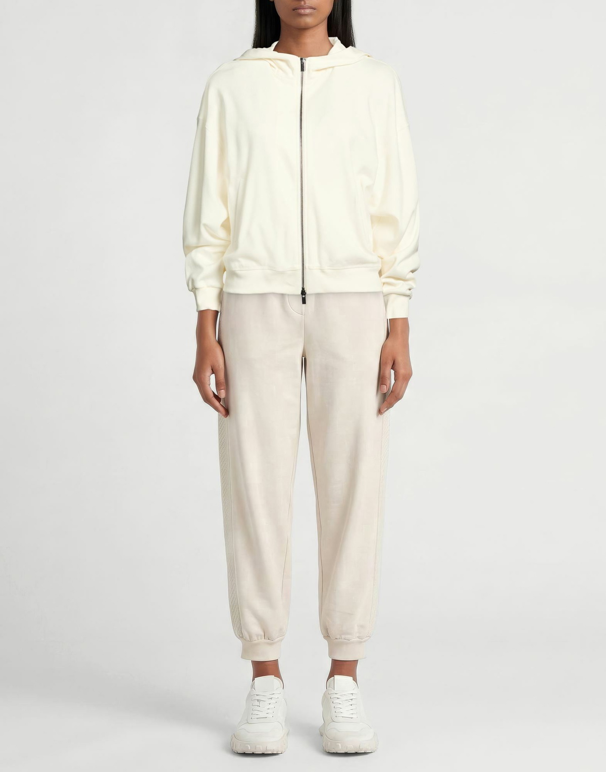 Peserico Womens Sweatshirt in White