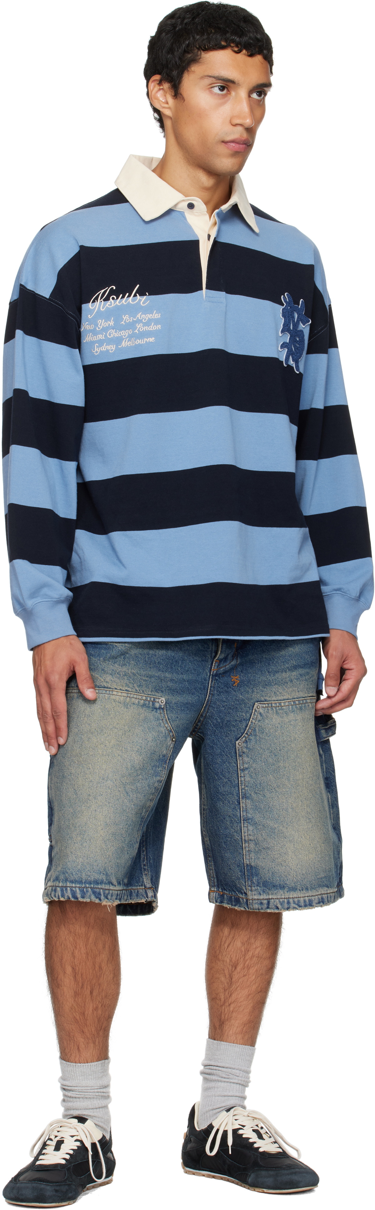 Ksubi Blue Maxx Operator Rodeo Denim Shorts