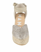Manebí Womens Espadrilles Platinum
