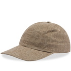 Folk Men's 6 Panel Cap in Brown Texture