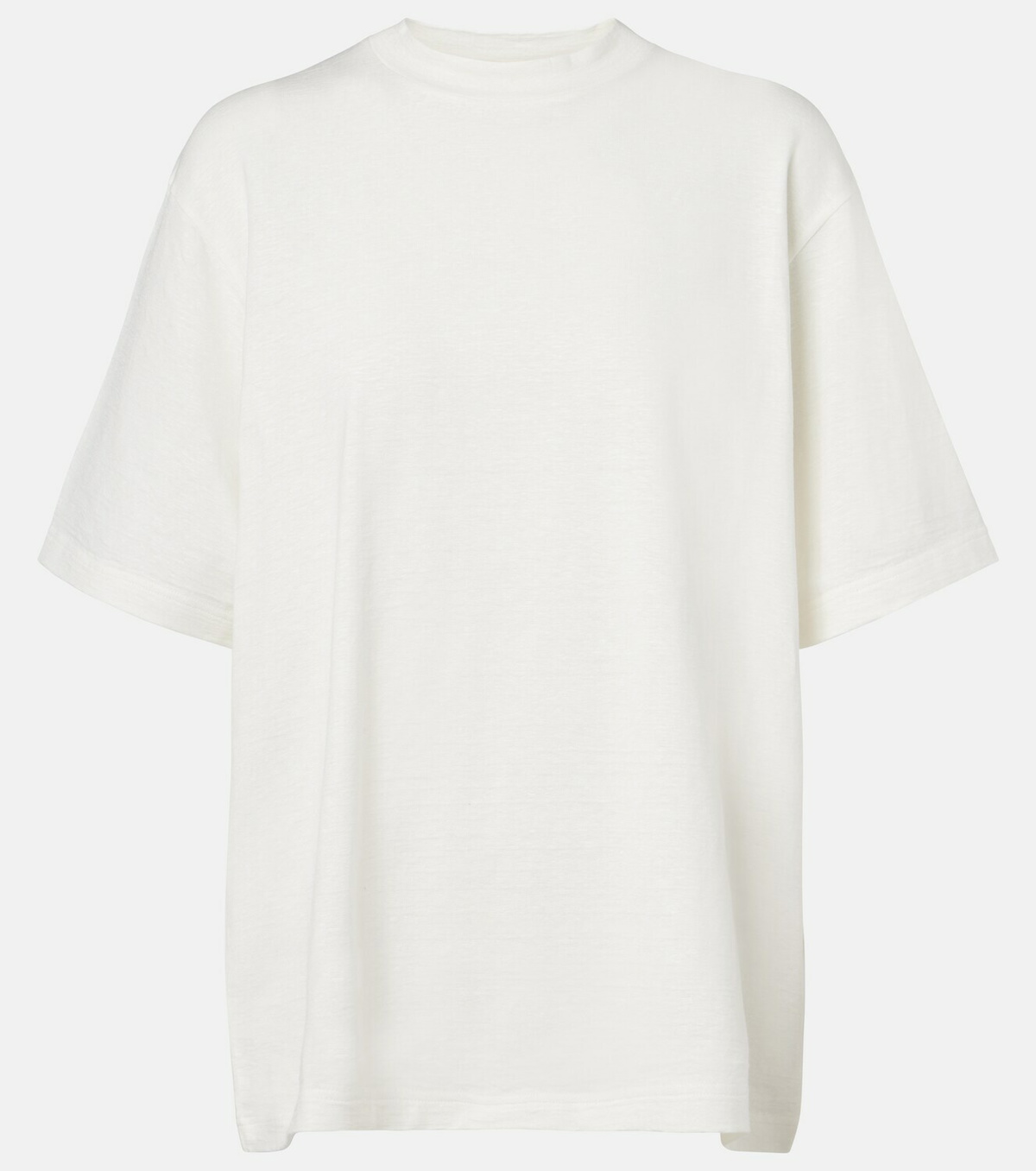The Row Estavo oversized linen-blend T-shirt