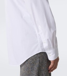 Dries Van Noten Caped cotton poplin shirt