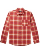 A.P.C. - Trek Checked Flannel Shirt - Red
