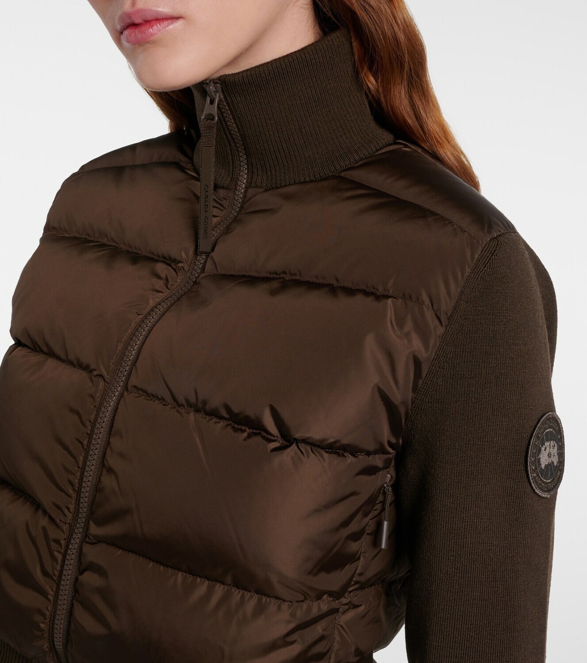 Canada Goose HyBridge® wool-blend down jacket