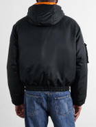 Canada Goose - Windrow Twill Hooded Down Bomber Jacket - Black
