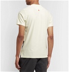 Tracksmith - Van Cortlandt Striped Stretch-Mesh T-Shirt - Neutrals