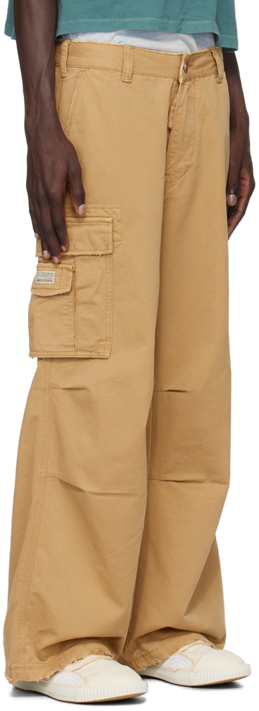 ERL Tan California Cargo Pants
