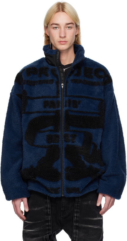 Y/Project Black Snap Panel Coat Y/Project