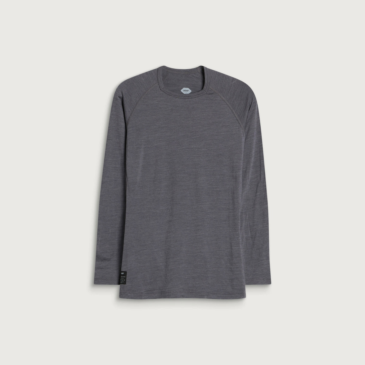 SOAR Women's Long Sleeve Merino Silk Base Layer in Grey