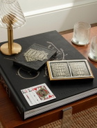 L'Objet - Croc-Effect Porcelain and Gold-Plated Playing Cards Set