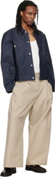 YMC Beige Drop Out Trousers