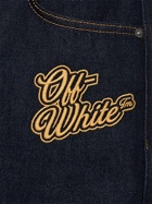 OFF-WHITE - 90s Logo Denim Cotton Shorts