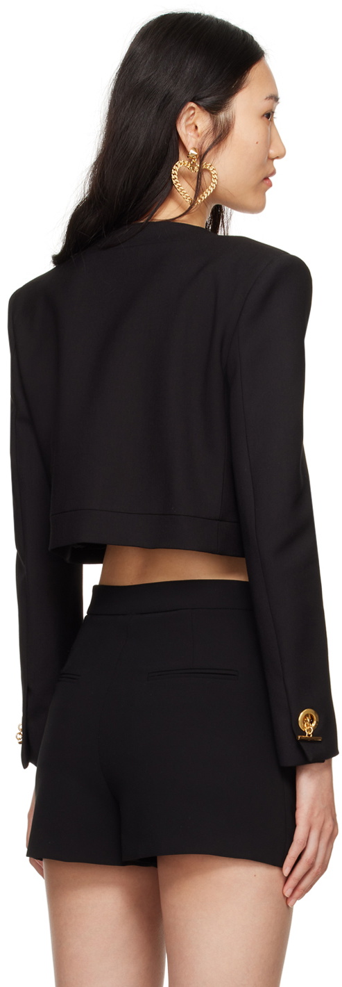 Moschino Black Chains & Hearts Jacket