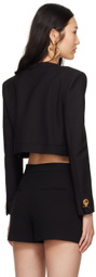 Moschino Black Chains & Hearts Jacket