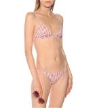 Asceno - Genoa wave-print bikini top