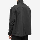 Dries Van Noten Men's Drawstring Hem Zip Nylon Jacket in Black